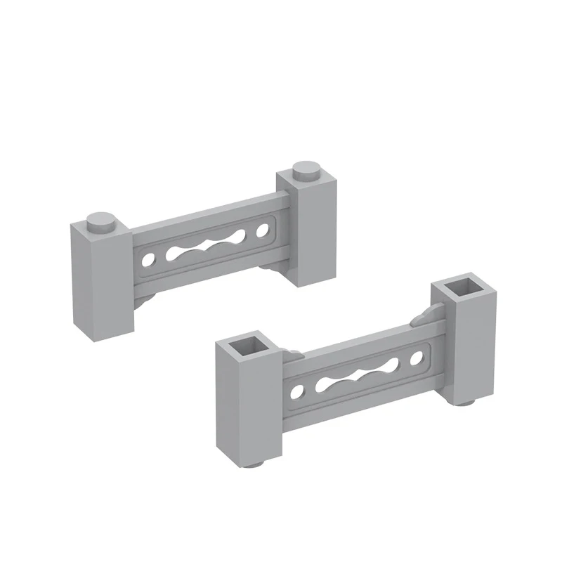 MOC 10 قطعة جزء الطوب 30273 32932 سياج 1x6 اللبنات عدة 6 ثقوب درابزين جدار المنزل الجسيمات عالية التقنية لعب الأطفال هدية #2