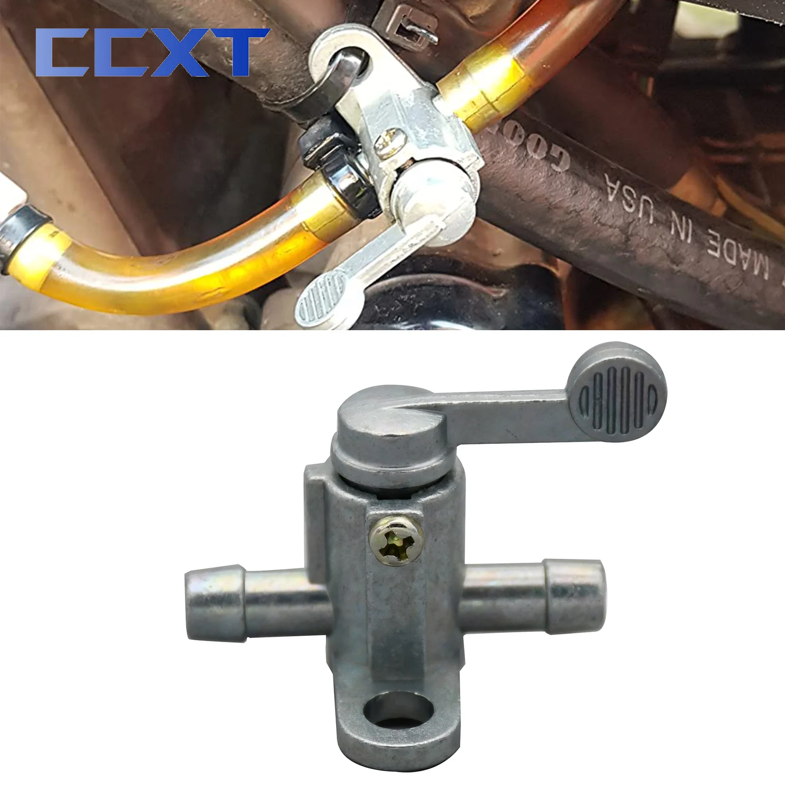 8mm Motorcycle Fuel Oil Tank Switch ON/OFF Petcock Switch For ATV Motorcycle Scooter Honda Yamaha Kawasaki PW50 PW80 Universal