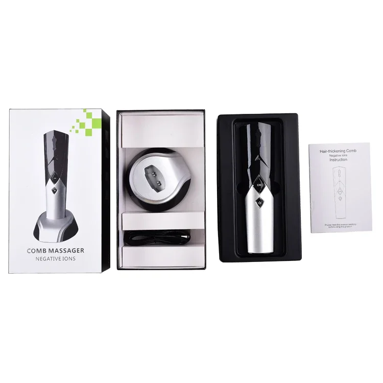 Dispositivo de crescimento capilar com vibração LED para tratamento de perda de cabelo