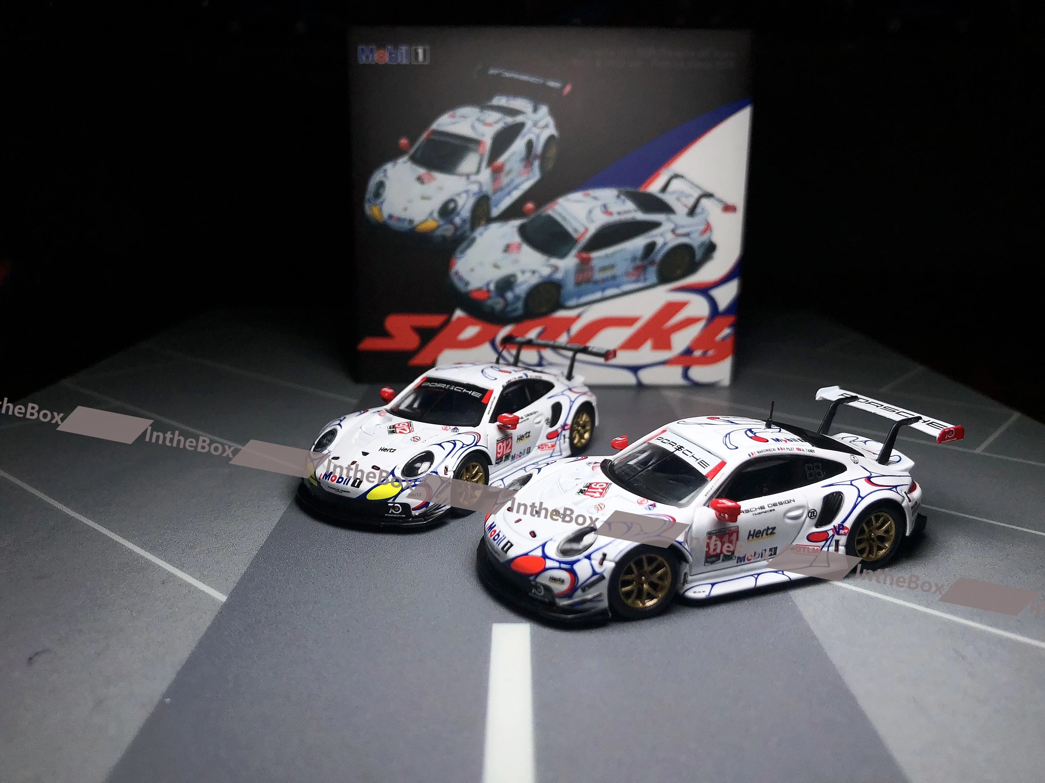 

Литой металлический автомобиль Sparky 1/64 911 RSR GT Team 911 #912 LE MANS, коллекция, ограниченная серия, хобби-игрушки