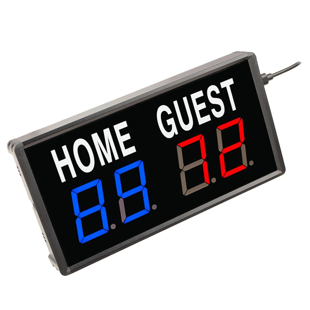 LED Digital Scoreboard Electronic Scoreboard with Remote Tabletop Score Keeper for Basketball Ping Pong Baseball