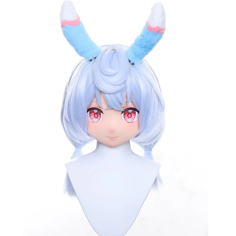 ปรับแต่งตัวอักษร Crossdressing หญิง/สาวเรซิ่นเต็มหัวล็อค Kig หน้ากากอะนิเมะคอสเพลย์ญี่ปุ่น Animego Kigurumi หน้ากาก