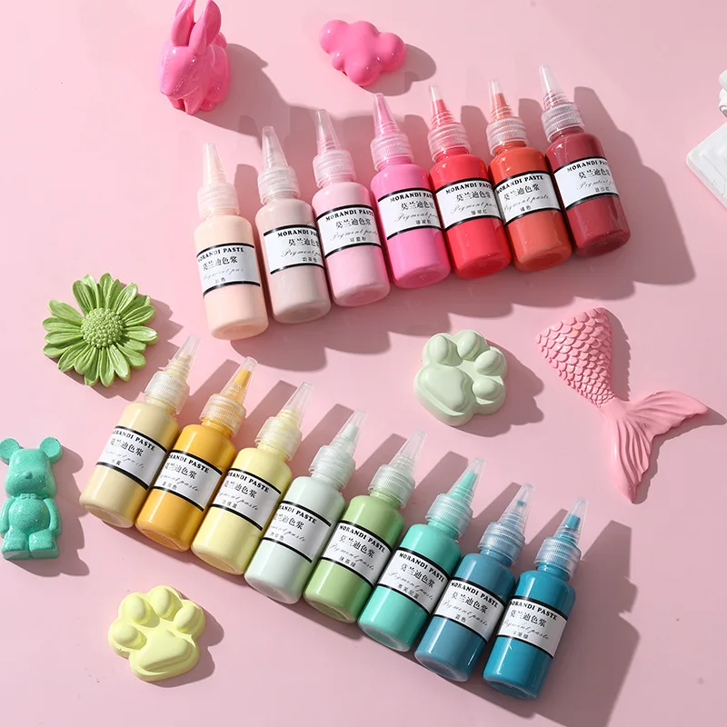 30g Paste Pigment UV Resin Glue Liquid Colorant Dyes Ink Diffusion For Epoxy Resin Pigment Paste DIY Jewelry Making Resin Dye