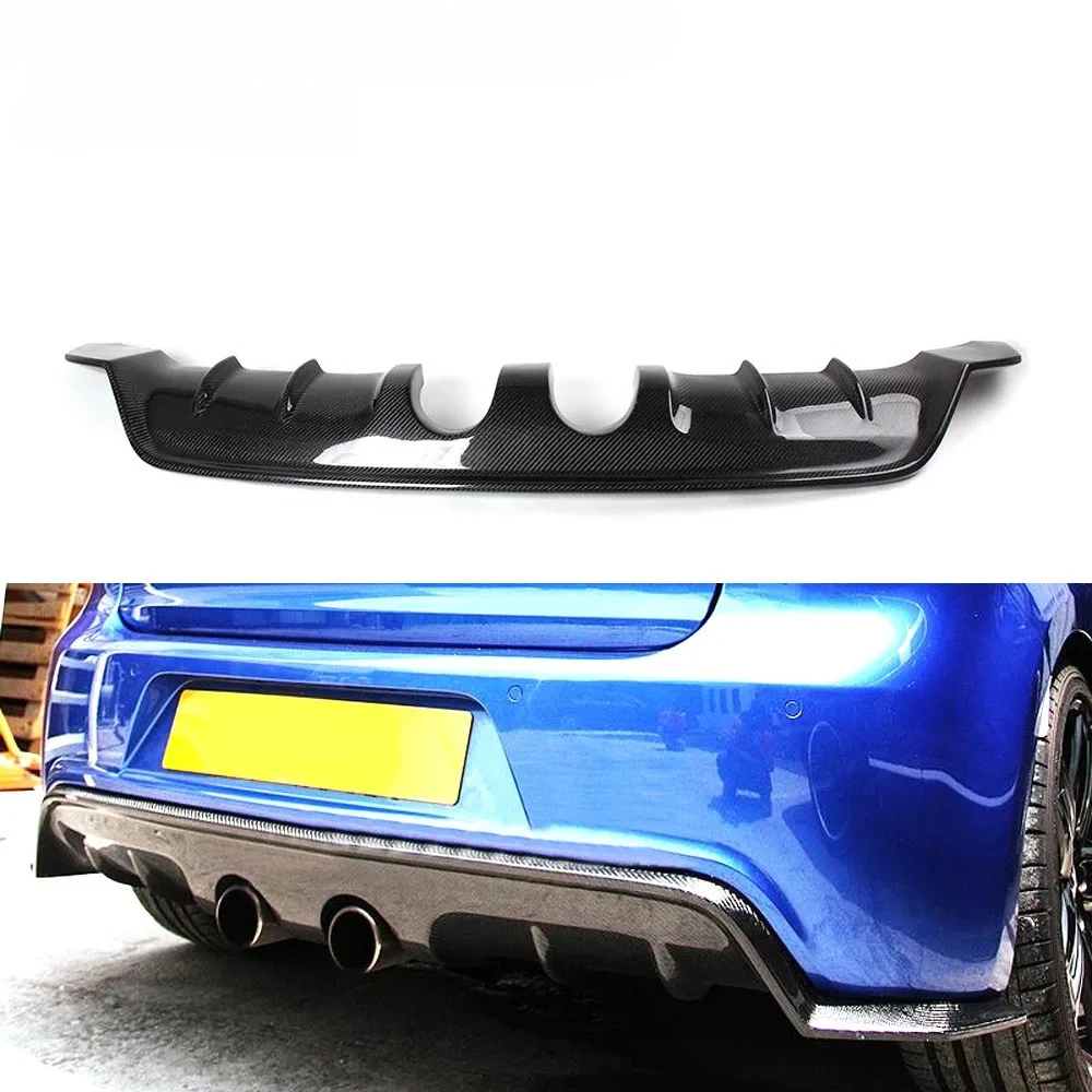 

MK6 Carbon Fiber Rear Diffuser Lip Kits for Golf VI 6 R20 Bumper