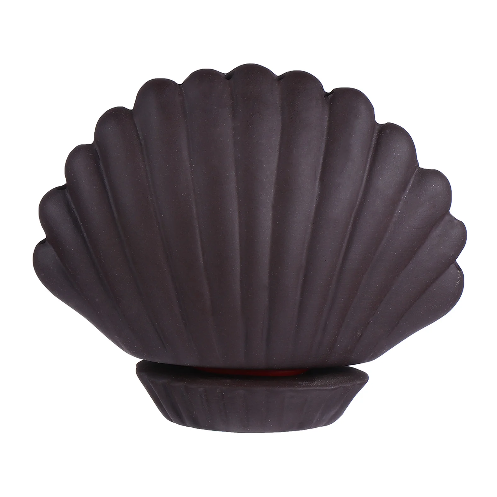 

1Pcs Purple Clay Moxibustion Cup Portable Shell Shape Massage Tool for Facial Neck Back Home Spa Health Moxa