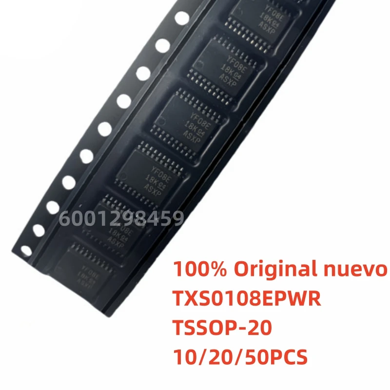 100% original novo 10pcs-50pcs TXS0108EPWR YF08E  TSSOP-20   IC TRANSLATOR BIDIR