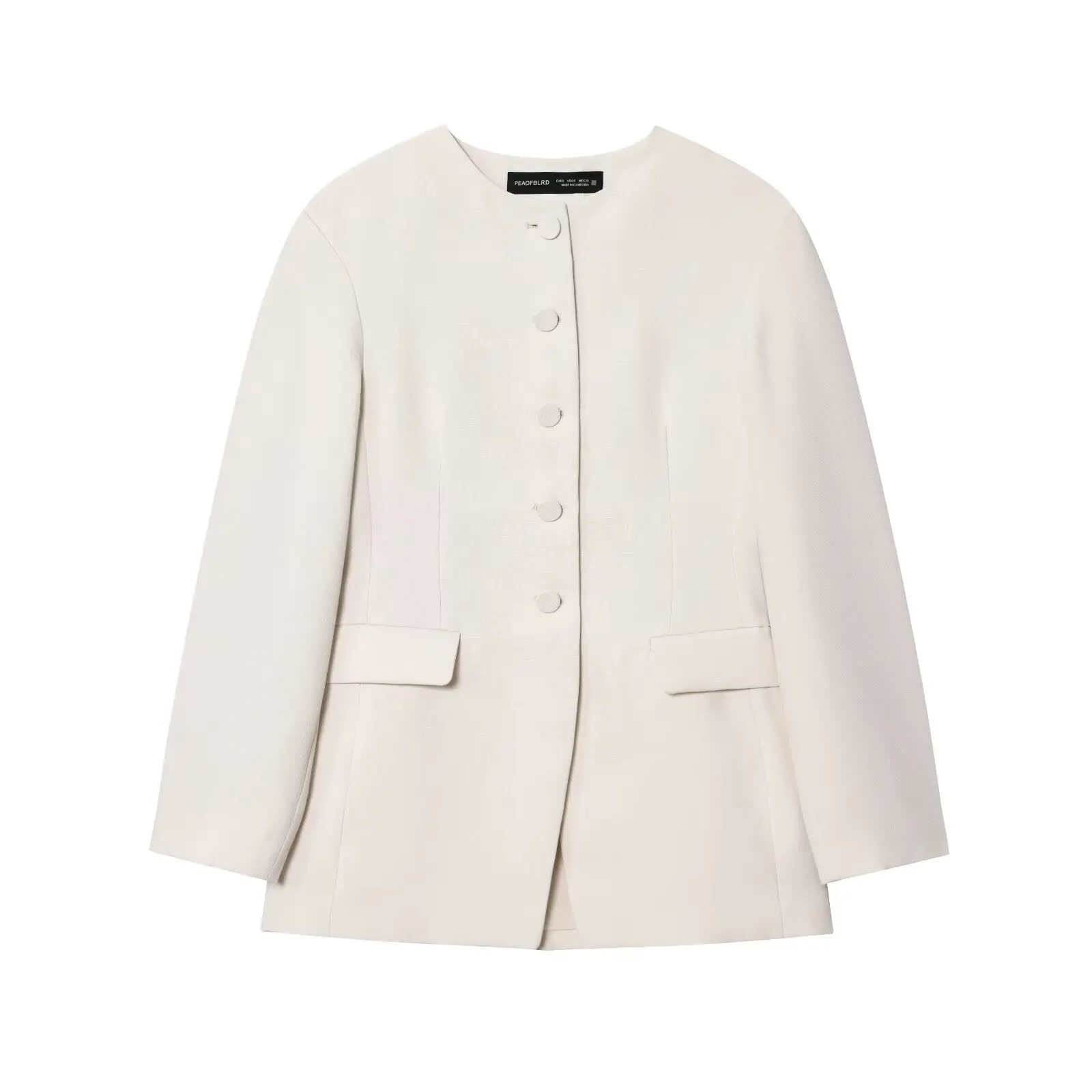 

Blazers Autumn Women's 2025 New Suit Jackets Slim O-neck Elegant Women Office Coats Chic Street Warm Long-Sleeved Autumn Blazers