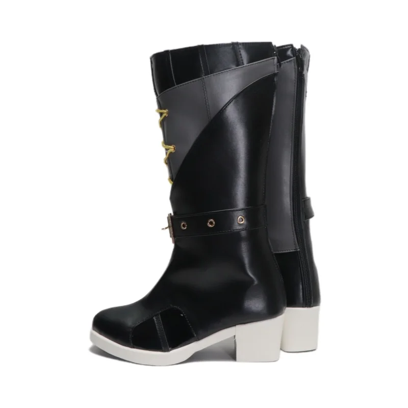 Juego de Anime Nu: Carnival Rei, zapatos de Cosplay, botas, fiesta de Halloween, traje de juego de rol para hombres