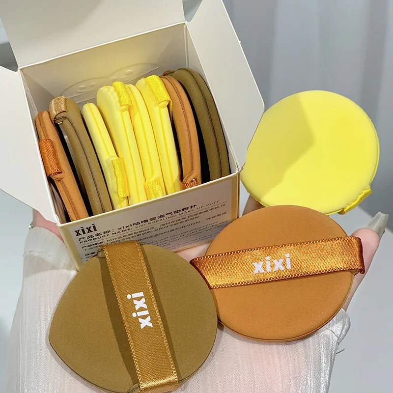 xixi gollum bubbling air cushion puff soft waxy Q do not eat rice noodles wet dual-purpose makeup sponge beauty tool