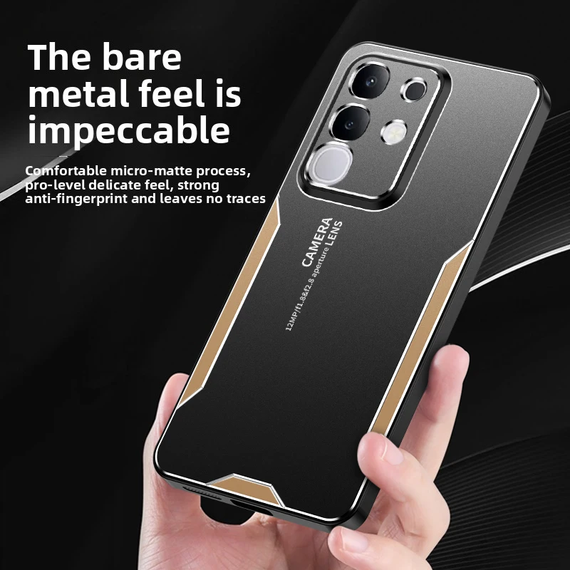 Metal Frosted Back …