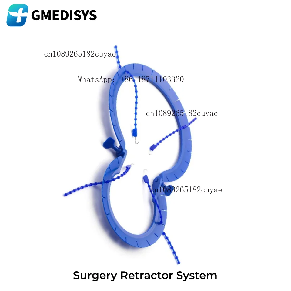 Medical Manual Ring Retractor System Self-Retention Design Slip-Resistant Markable Hook Surgical Use ISO13485 Certified EOS CE