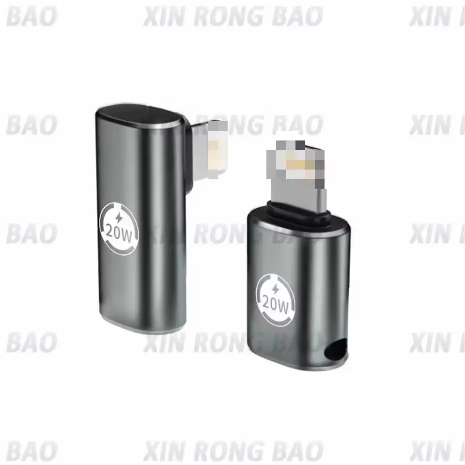 PD20W USB Type-C Fast Charging Adapter For IPhone 11 13 14P USB C Female To Lighting Male Straight Head Elbow Converter Adapter​
