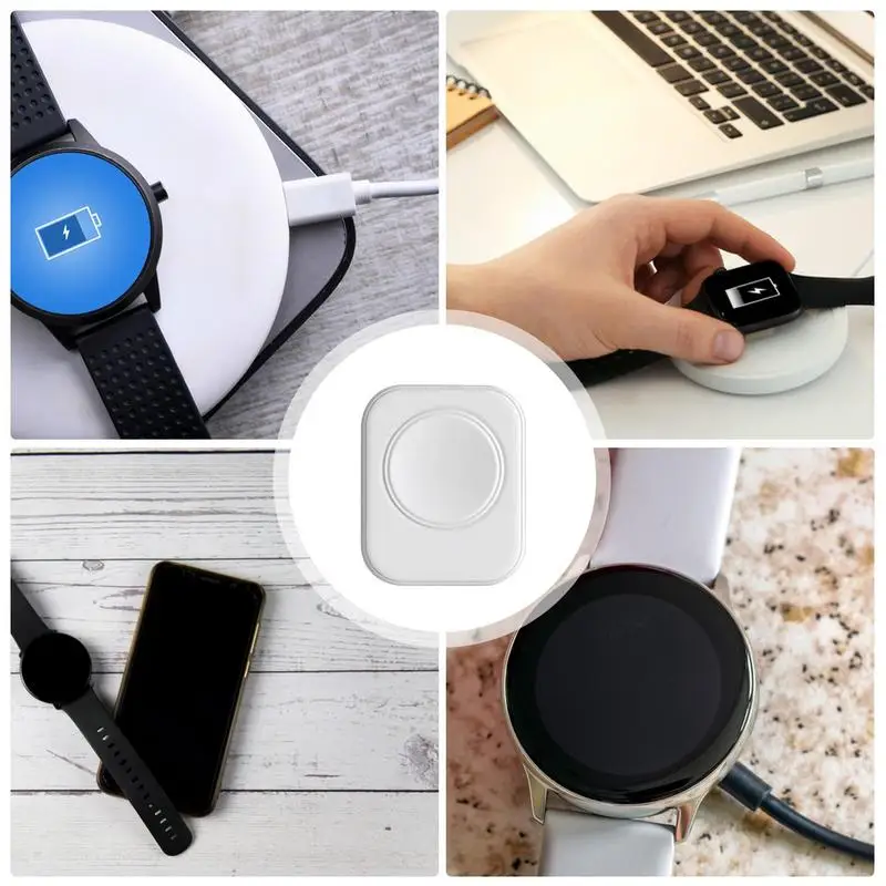 Station de charge rapide magnétique portable, chargeur USB pour Smartwatch, compatible Bluetooth, S6 Type-C