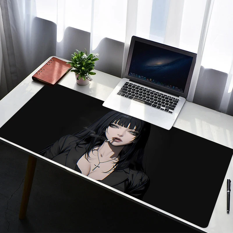 Mouse Pad Non Slip Rubber Mousepad Laptop Gamer Cabinet Keyboard Pad Naruto Hyuuga Hinata Office Computer Gaming Desk Mouse Mat
