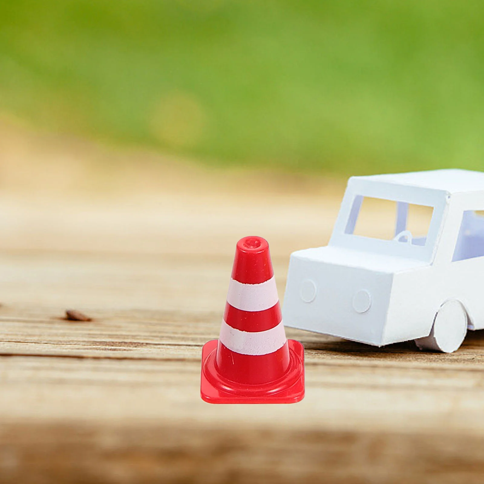 Miniatuur Barricade Parkeerplaats Verkeersbord Verkeer Leermiddelen Kegel Speelgoed Kind Waarschuwing