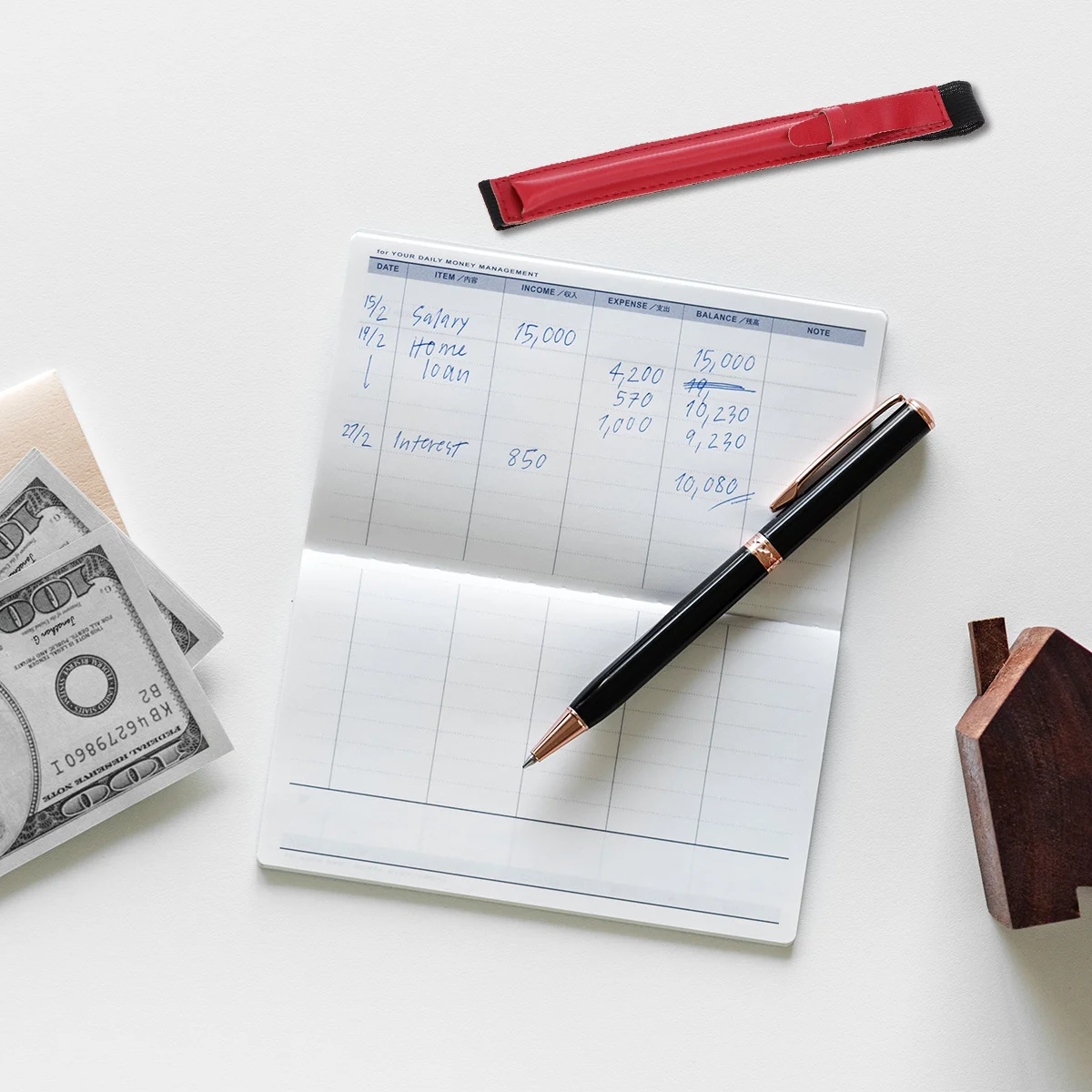 

Capacitive Stylus Pen Cover Red Premium PU Pencil Holder Scratch Proof Travel Case for Pencil Pen Case