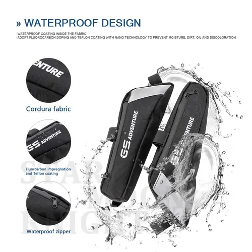 Imagen 2 del producto Bolsas laterales para estante trasero de motocicleta, bolsas impermeables, bolsillos laterales para marco para BMW R1200GS LC 2013 - 2020 R1250GS, accesorios de aventura