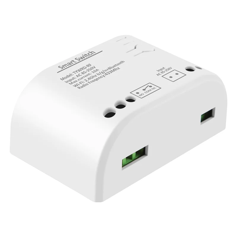 Y22A-1CH RF Smart Switch AC85-250V WIFI Tuya Remote Control 433 Saklar Lampu 10A Rele Relay Self-Locking Interlock Inching