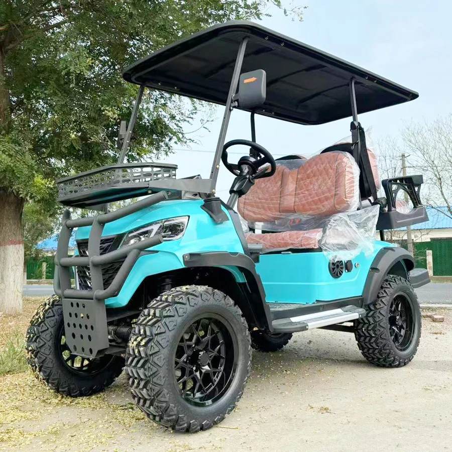 MMC 4 مقاعد شارع قانوني CE/DOT شهادة VIN رقم 48/60/72 فولت عربة جولف كهربائية #3