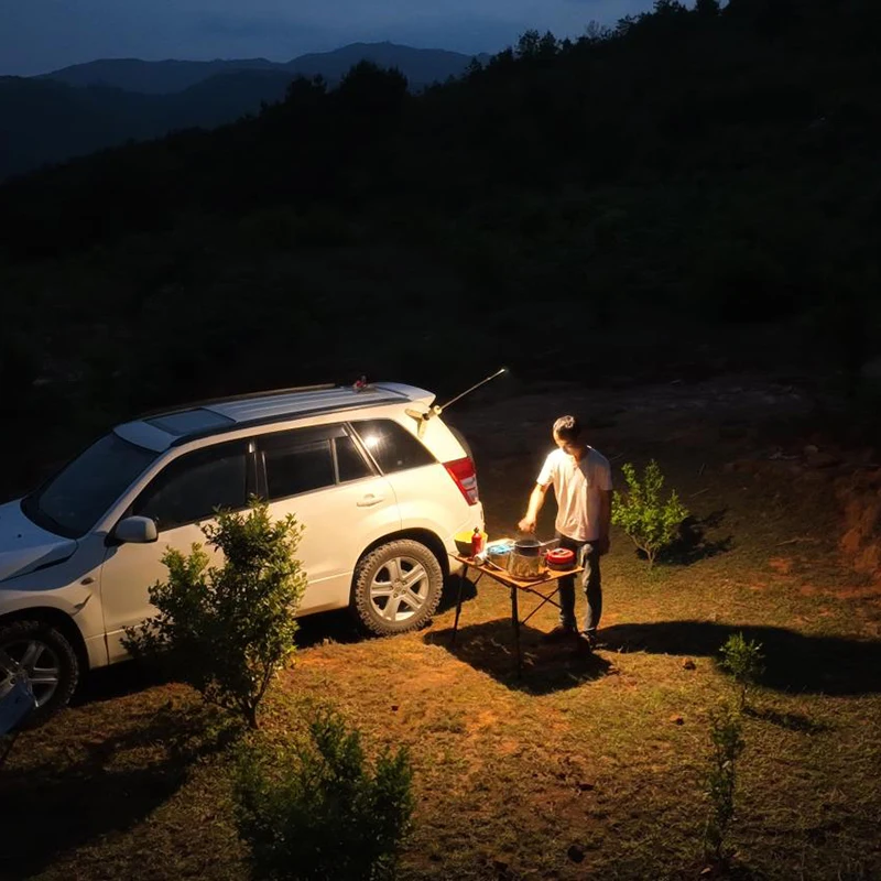 Outdoor Camping Licht Multifunktionale Auto Handy Power Bank Wandern Bergsteigen Notlicht