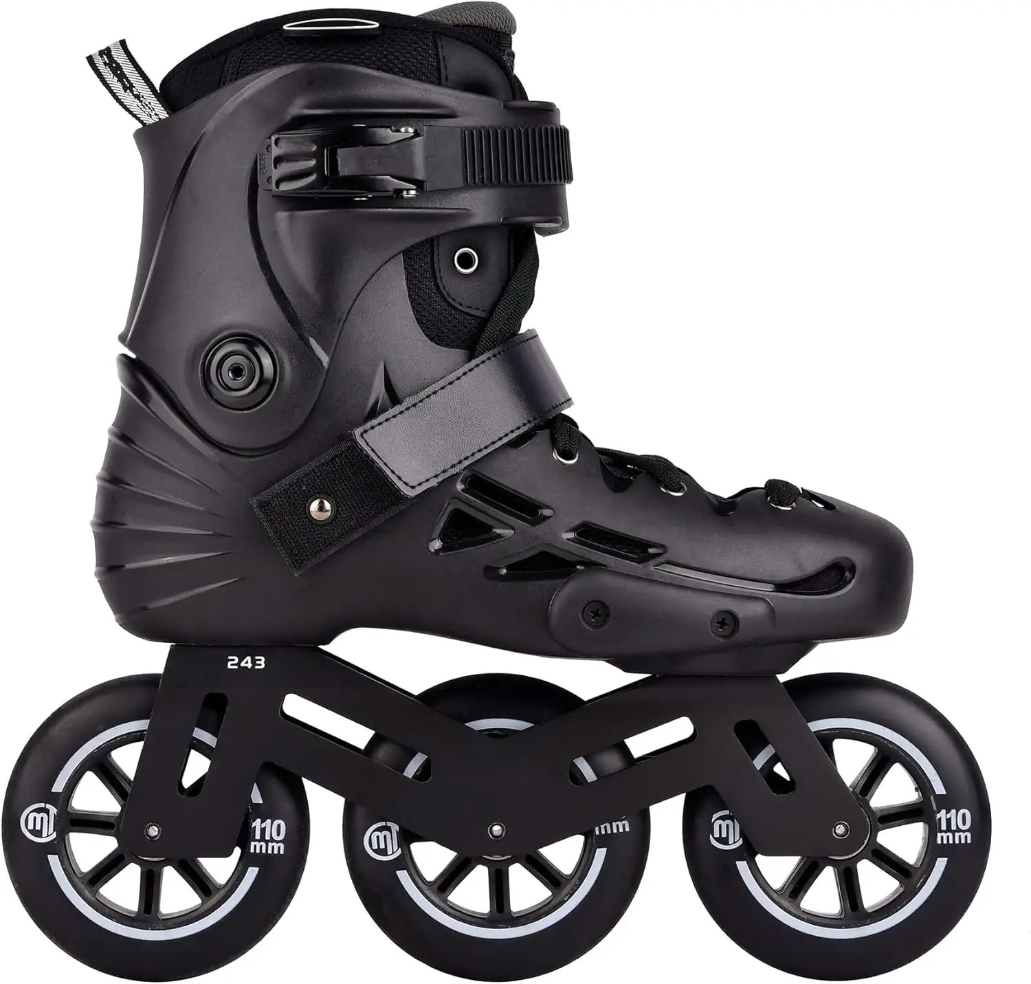 EU MICRO SKATE MT3, Triskate,100/110mm 3WD URBAN Cruise Inline Skates for Girls and Boys, 85A Wheels, Speed Slalom, Free Skating