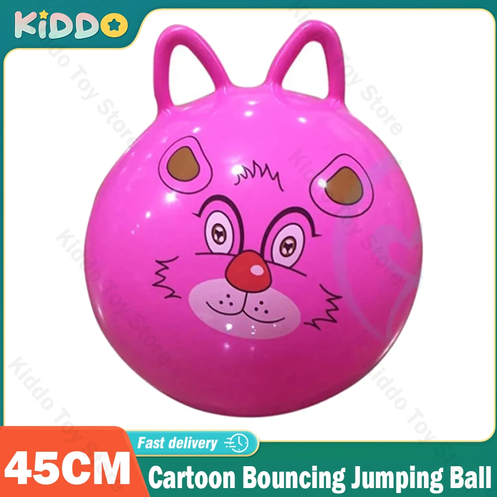 45CM Kinderen Opblaasbaar Speelgoed Stuiterende Ballen Cartoon Patroon Springen Bal Kinderen Speelgoed Binnen En Buiten Sport Speelgoed voor kinderen Baby