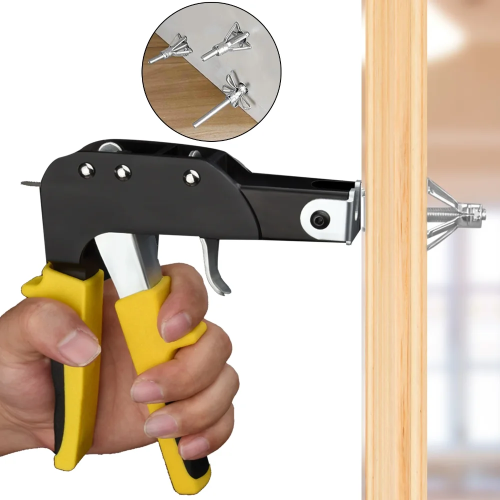 

Manual Screw Gun M4 M5 M6 Drive Wall Anchor Tool Heavy Duty Metal Setting Kit for Plasterboard Fixing