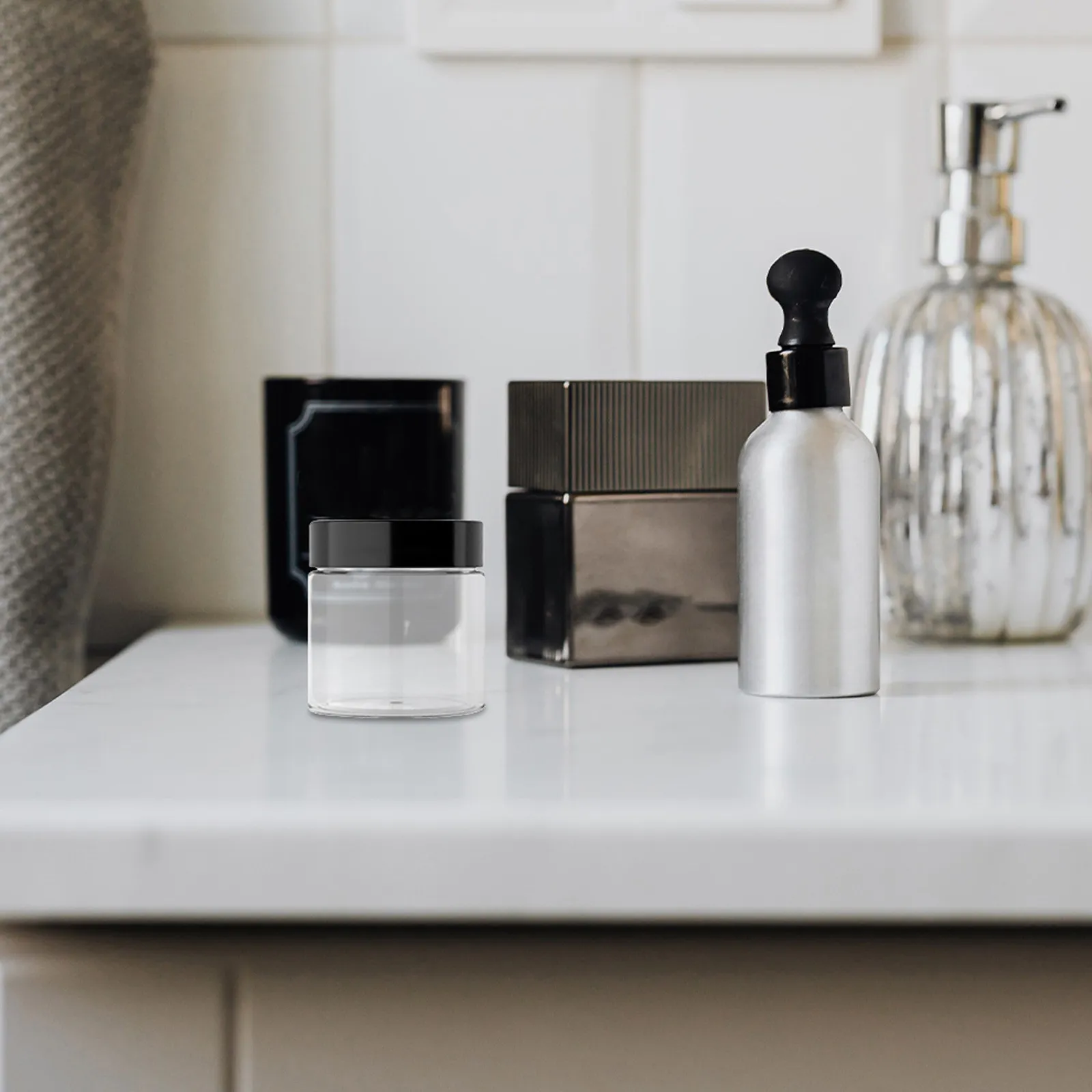 

2 шт. портативные бутылочки для крема, дорожные контейнеры, герметичные, легкие, миниатюрные многоразовые баночки для хранения лосьона для лица и глаз