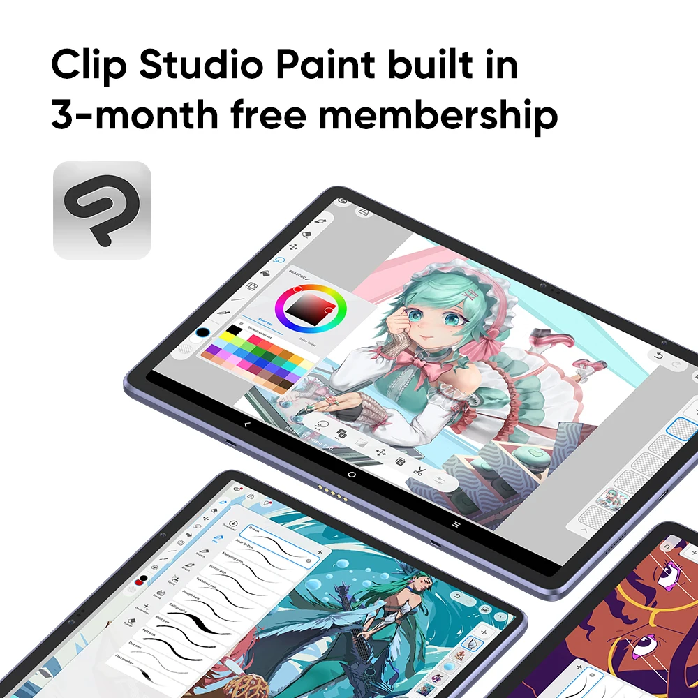 XPPen Magic Drawing Pad Tablet de 12,2 polegadas Android 8GB/256GB 8000mAh com X3 Pro Pencil (pressão 16K/sem carregamento) Tablet gráfico