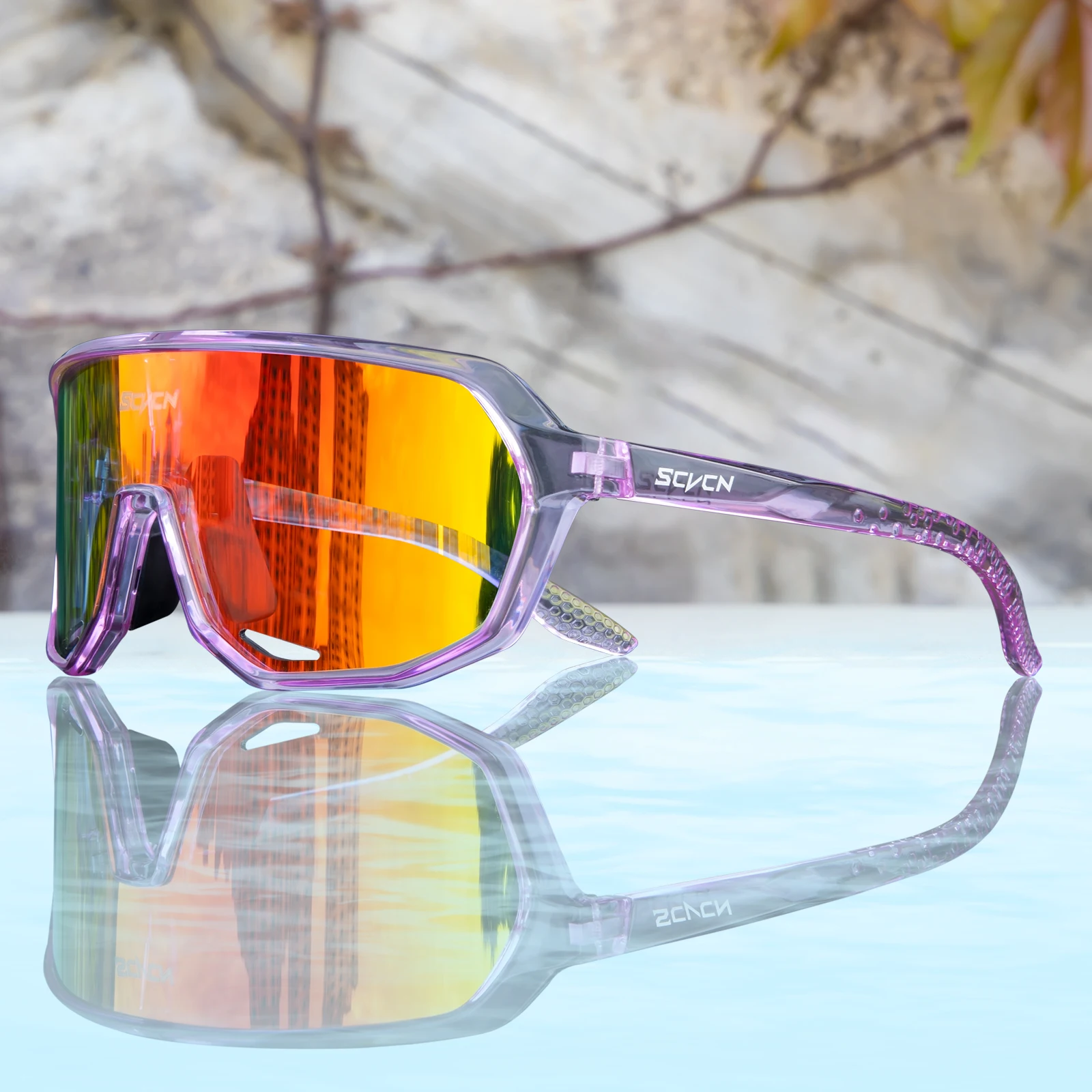 SCVCN MTB rowerowe okulary przeciwsłoneczne męskie okulary rowerowe do jazdy damskie Outdoor Sports okulary turystyczne okulary ochronne UV400 Hot
