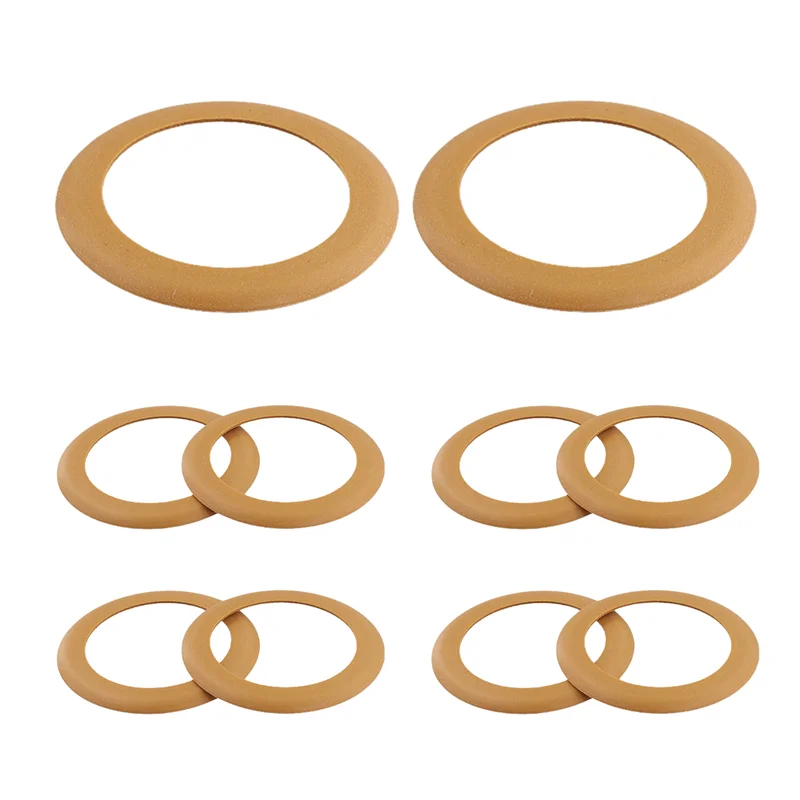 

OB-10Pcs 1100W Compressor Use Pistons Polyimide Rubber Ring Oil Free Air Compressor PTFE Rings