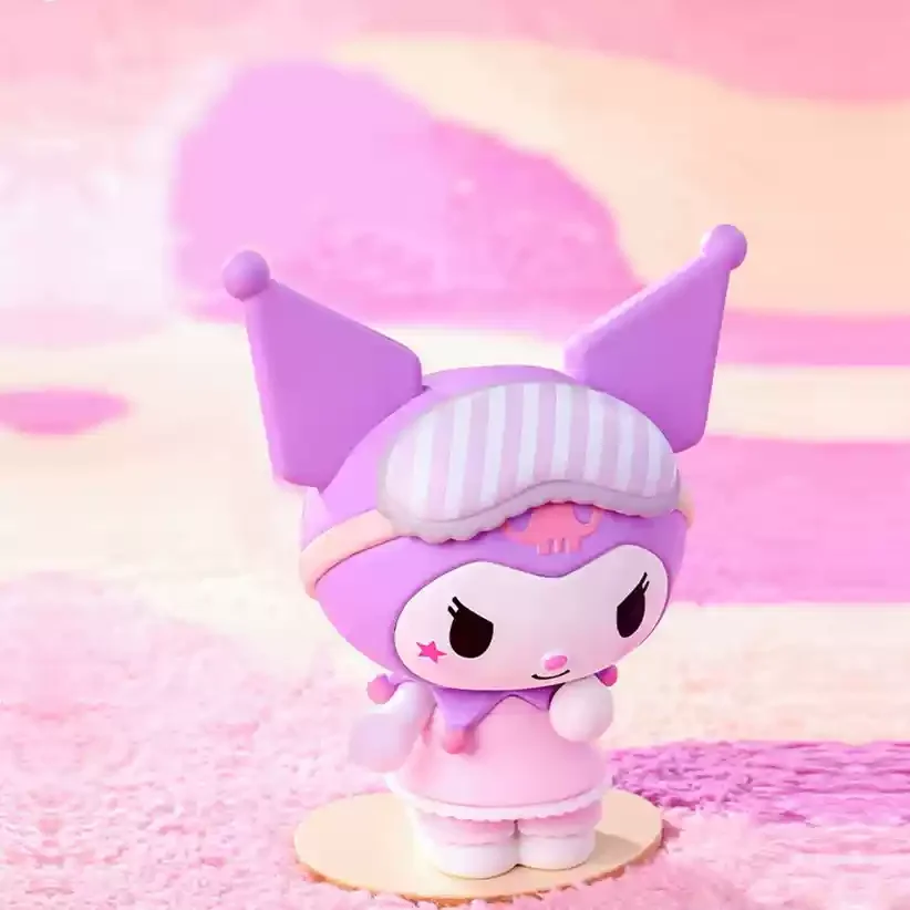 1:1 Высокое качество, реплика Sanrio, одежда для сна, милая мелодия Куроми, глухая коробка, милое украшение ручной работы, украшение для рабочего стола, подарок для девочки