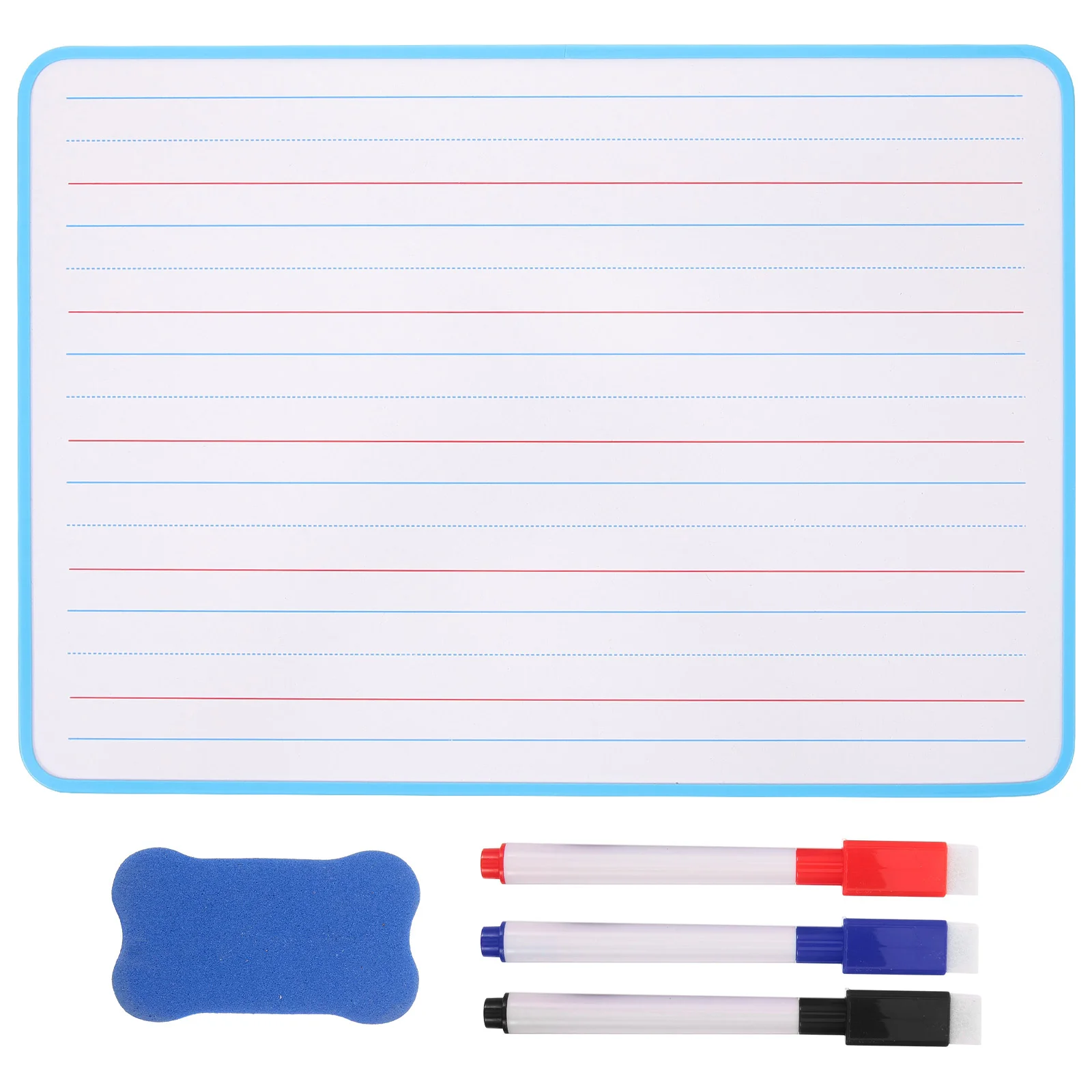 Erasable Whiteboard Double Sided Small Whiteboards Dry Erase with Lines Portable Child