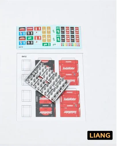 

LIANG 0412 1/35 Scale Model Soda Cans & Cardboard Boxes