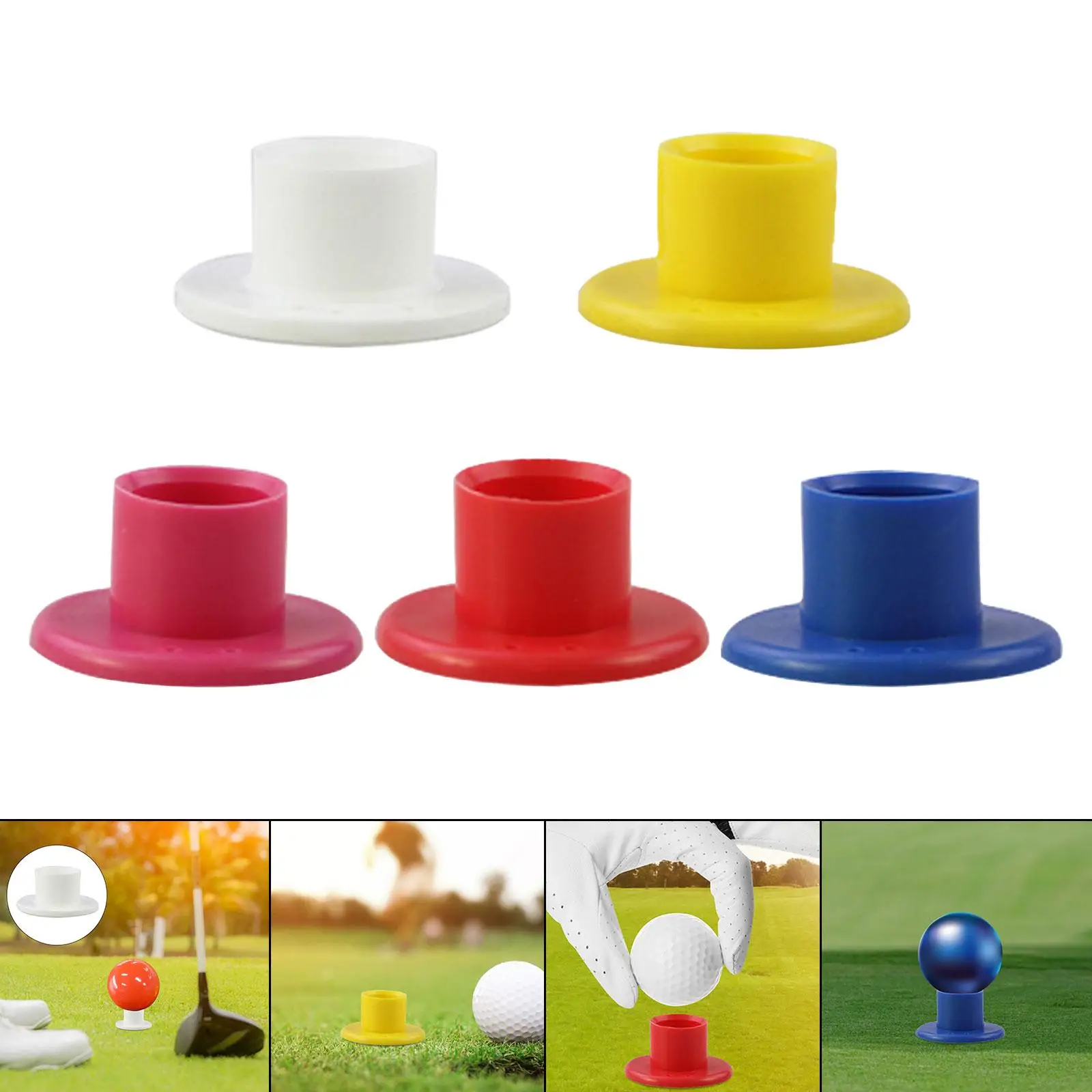 High-quality rubber golf tee, golf practice tee, 47 mm x 26 mm golf ball holder
