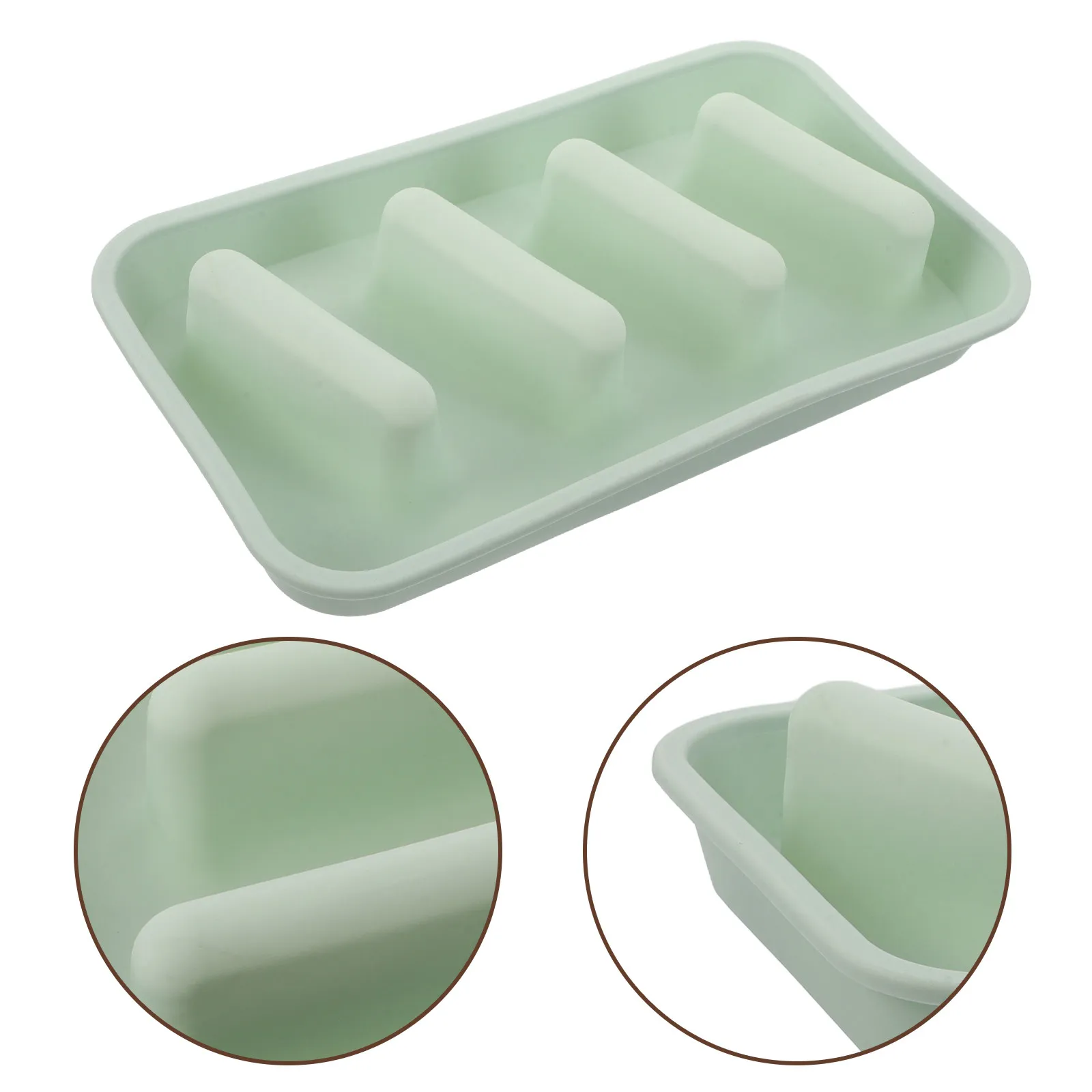 

Silicone Taco Serving Plate Nonslip Base Dishwasher Safe Heat Resistant Food Separation Stylish Kitchen Accessory