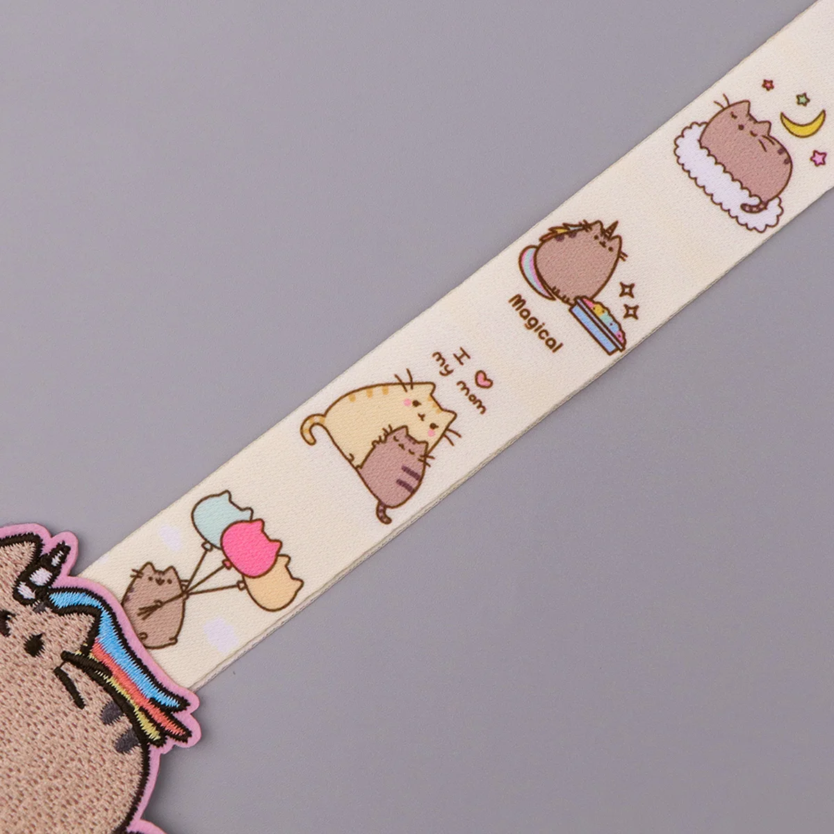 Cute Cat Lanyard with Patch Cartoon Animal Neck Strap For Card Badge Anti-Lost Phone Straps DIY Hang Rope