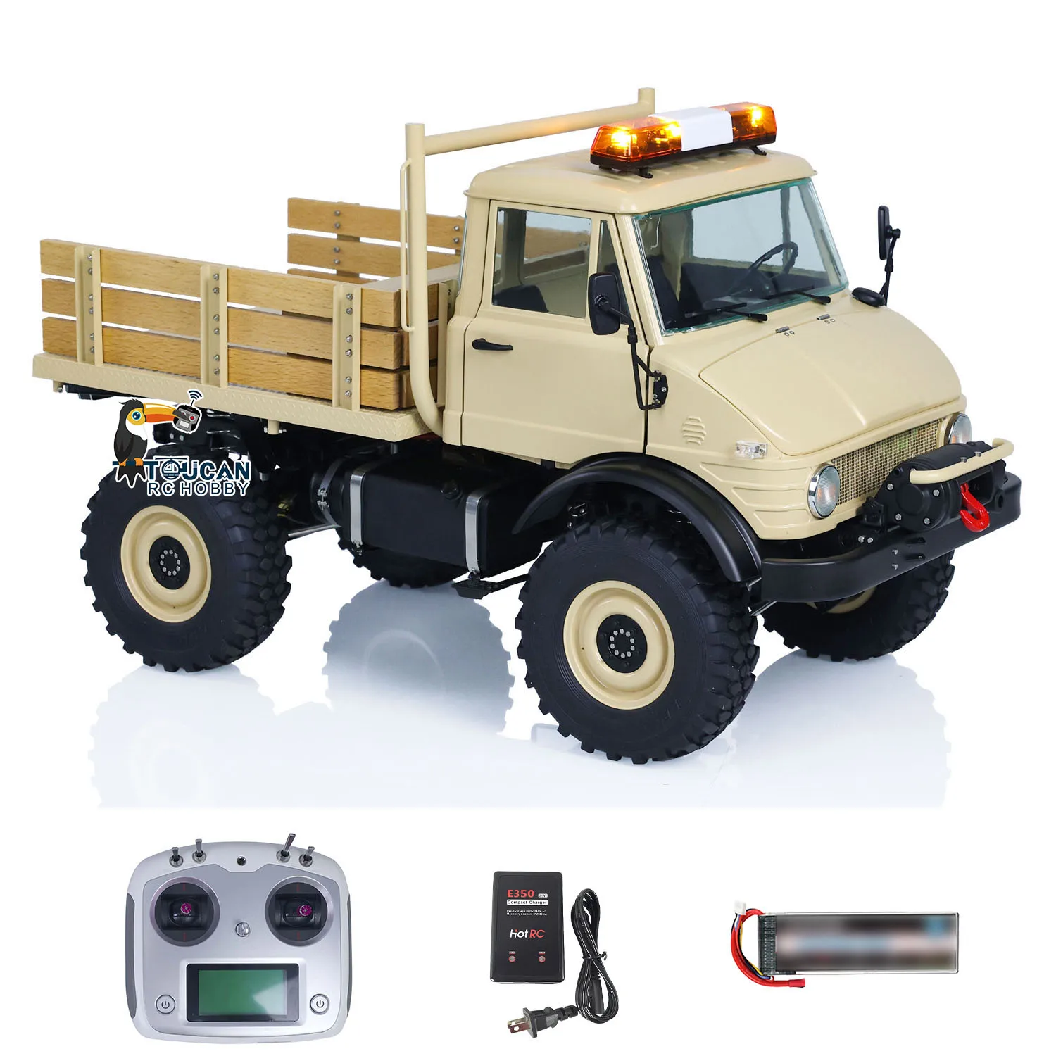 RTR LESU 1/10 RC Off-Road Car U406 Crawler Truck 2-Speeds 4x4 Light Sound Systems Vehicle Toys TOUCAN HOBBY THZH1442