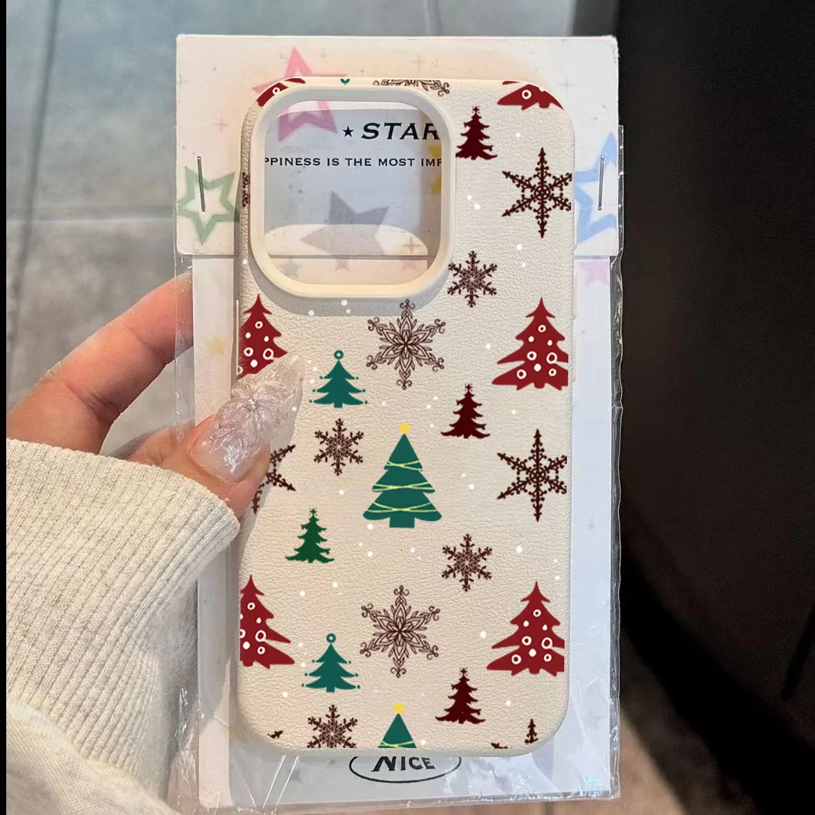 

Nice Christmas Tree Graphic Printed Lichee Pattern Phone Case For Xiaomi 14T Pro 5G 15 14T 13T 14 13 Shockproof TPU Bumper Cover
