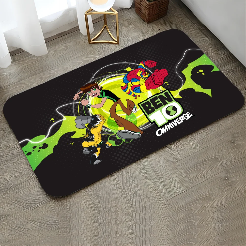 1PC Ben 10 Omniverse Floor Mat Door Mat For Bathroom Kitchen Long Corridor Carpet Non-Slip Living Room Rug Home Decor