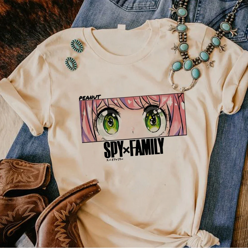 Anya tshirt women Y2K manga designer t shirt girl designer 2000s clothing