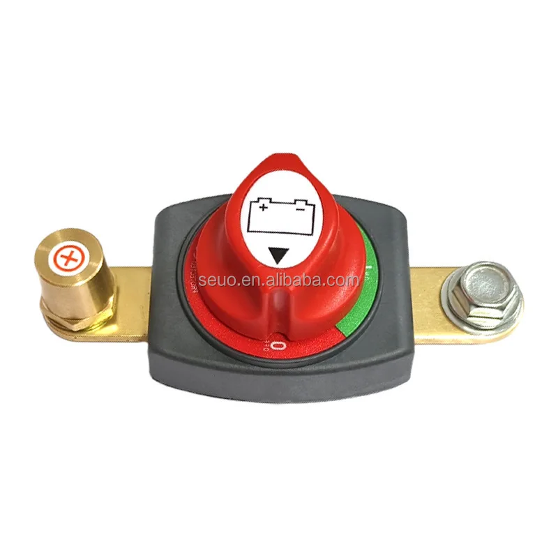 

Battery Power Cut OFF Master Kill Switch Disconnect Isolator for Car with Terminals Glock Selector Interruptor