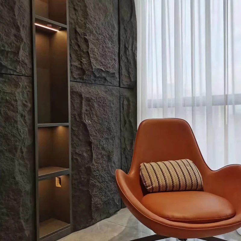 Waterproof Pu Soft Stone Mushroom Culture Stone Outdoor & Indoor 3d Decoration Polyurethane Pu Faux Soft Stone Wall Panel