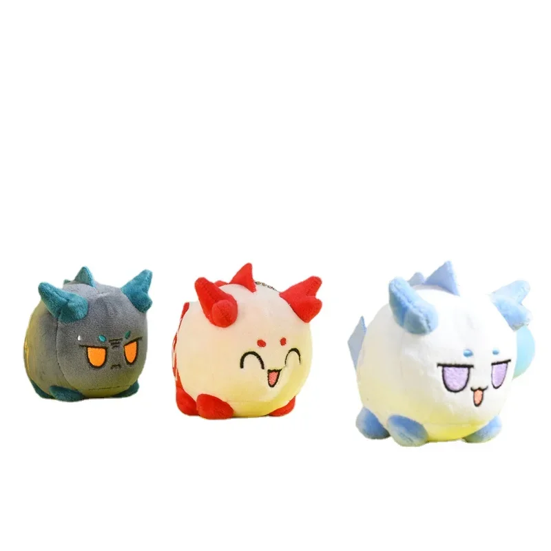 Anime Game Arknights Nian Xi Ling Kawaii Animal Dragon Cosplay Dango Plush Dolls Keyring Soft Plushies Keychain Toy Figures Gift