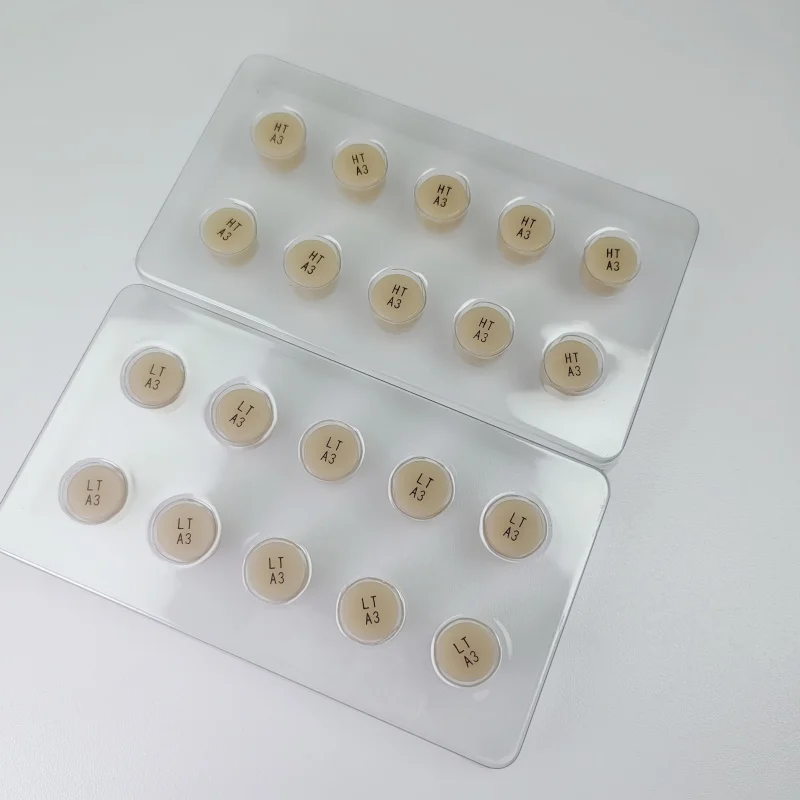 10 قطعة/صندوق NDI الصحافة سبائك الأسنان كوب سيراميك الصحافة ليثيوم ديسيليكات سبائك مختبر الأسنان CAD/CAM المواد