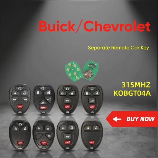 Jingyuqin дистанционный ключ от машины KOBGT04A 315 МГц для Chevrolet Captiva HHR Uplander Pontiac Montana SV6 Saturn реле Buick Terraza