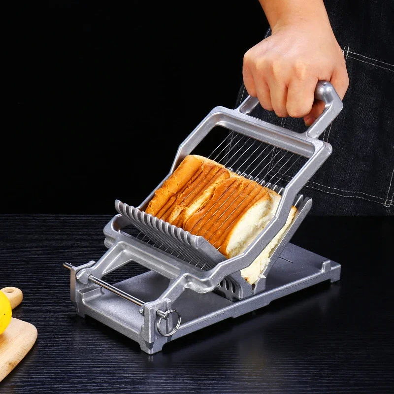 

Stainless Steel Toast Slicer AY-M04 Commercial Cheese Slicer Household Manual Multifunctional Cutting Machine