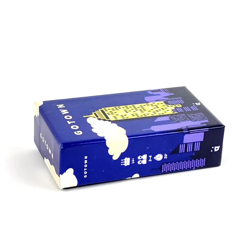 เกมไพ่โกทาวน์ขายดี เกมปริศนาสำหรับครอบครัว เกมปาร์ตี้แสนสนุก สำหรับผู้เล่น 2-4 คน เวลาเล่น 30 นาที