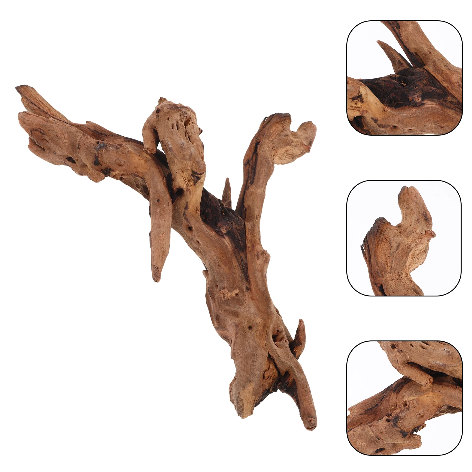 Aquarium Driftwood Decoration Natural Dead-wood Fish Tank Wood Craft Wooden Fish Tank Landscaping Ornaments Crafts（random shape）