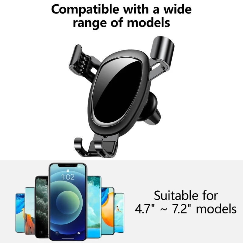 Car Mount Phone Holder Automatic Clamping Air Vent Mount Phone Holder